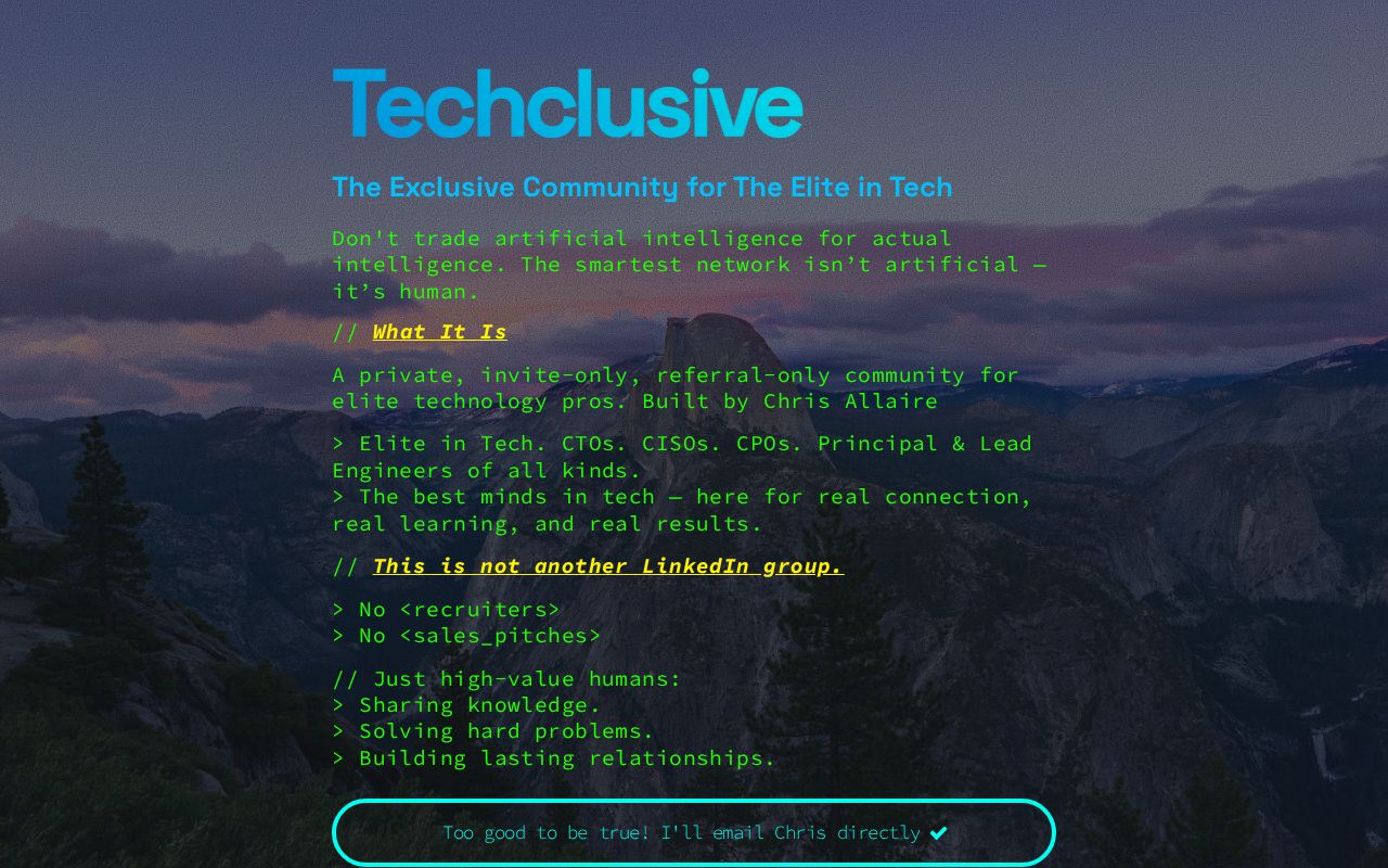 Techclusive - The Community for Tech